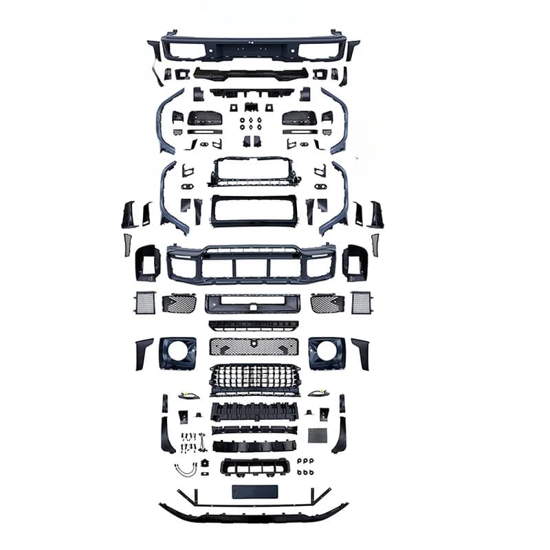 High Quality Upgrade W465 2025 B Style PP Material Body Kit Fit For G500 G550 Modified Front Rear Car Bumpers Factory Wholesale