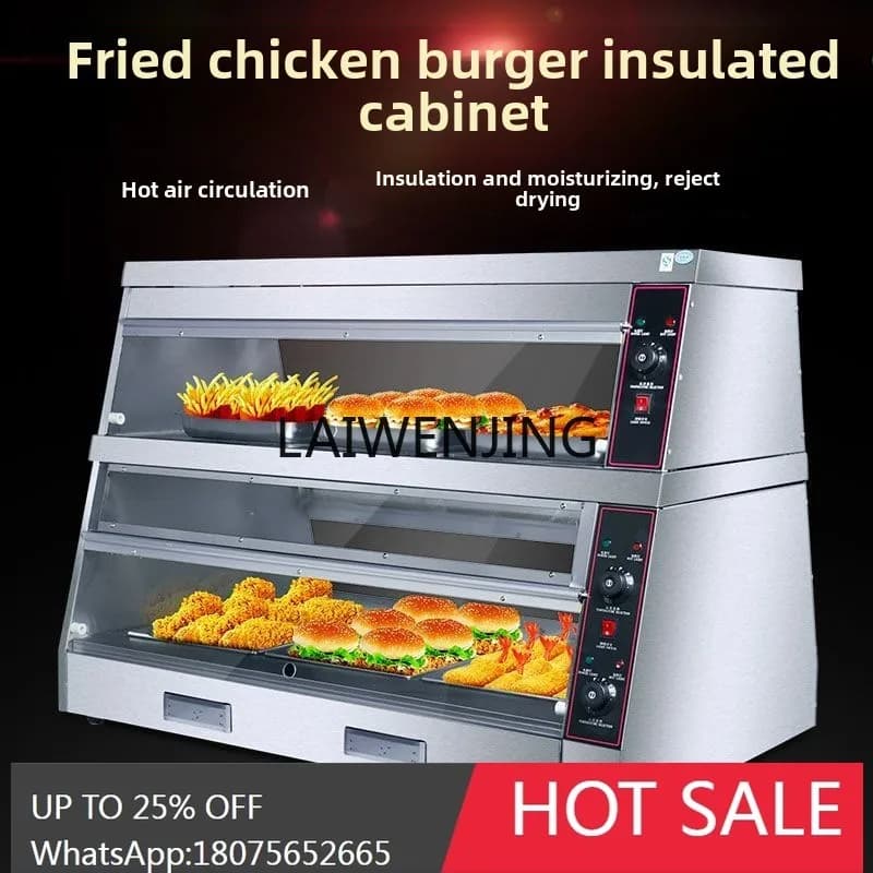 Food Insulation Cabinet Commercial Large Desktop Insulation Box Display Cabinet