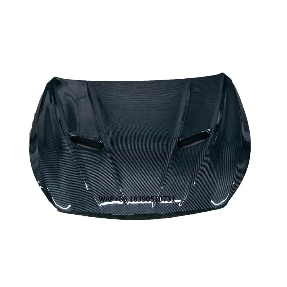 Gts Style Q50 Real Carbon Fiber Honeycomb Engine Hood Vents Parts for Infiniti Q50 Spec-S Vented Hood 2014 2018 2020 2014-2022