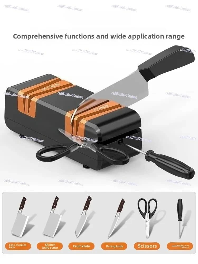 Electric Knife Sharpener Multifunctional Small Whetstone Tool Household Kitchen Kitchen Knife Automatic Knife Sharpener