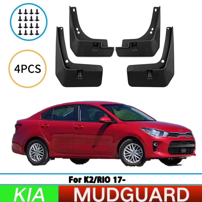 For Kia K2 Rio 2017-2023 Car Tire Fender Splash Wound Front and Rear Wheel Fender Auto Parts