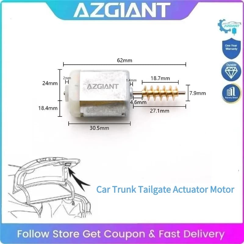 AZGIANT for 2006-2012 Benz R-Class V251 W251 R280 R300 R320 R350 R500 R550 R63 Car Trunk Lock Actuator Tailgate Motor Replace
