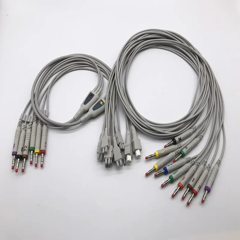 Compatible with 18-lead ECG Lead Cable SE-18SE-1515 Monitors Banana Plug