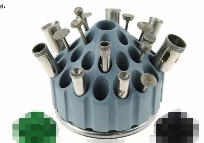 35 Holes Munti-tool Holder Jade Carving Tools Box Engraving Storage Box