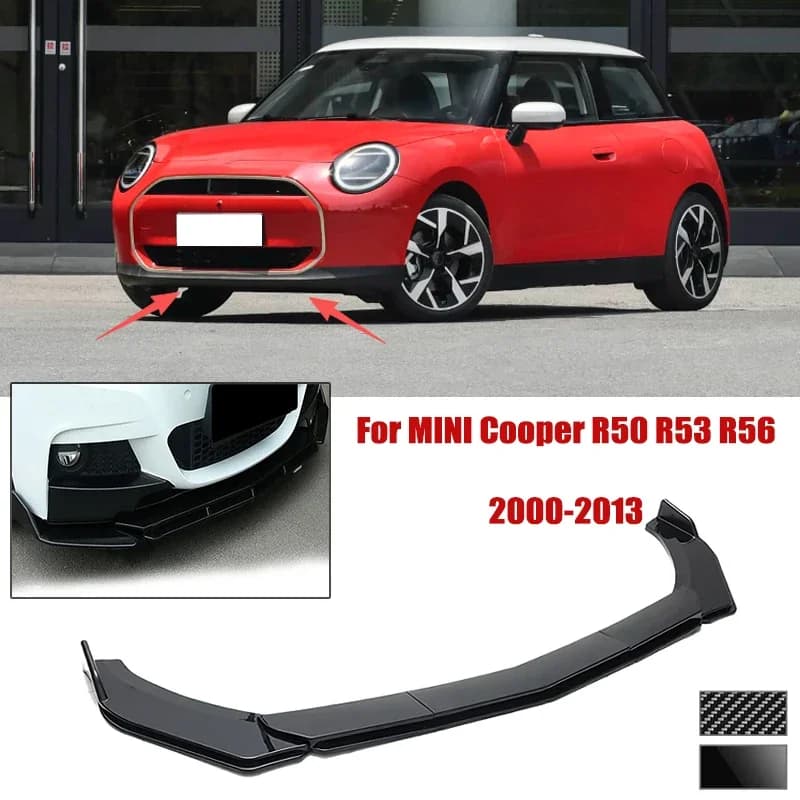 5pcs Front Bumper Shovel For MINI Cooper R50 R53 R56 2000-2013 Spoiler Front Bumper Deflector Anti Scratch Protection Device