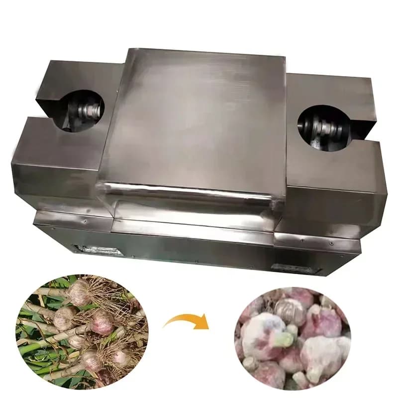 High Quality Electric Garlic Stem And Root Cutter Garlic Root Removing Machine for sale Hot sales