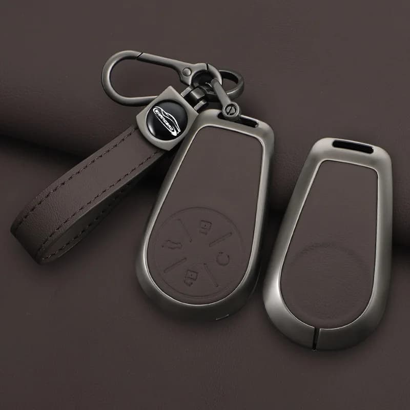 Zinc Alloy Car Key Case for Chery EXEED VX LX RX TXL Modified FL CDM PHEV Remote Cover Shell Keychain Holder Fob Key Ring