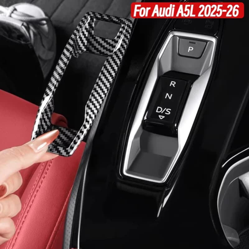 For Audi A5L 2025-26 shift button panel decorative frame car interior decoration modification accessories scratch resistant