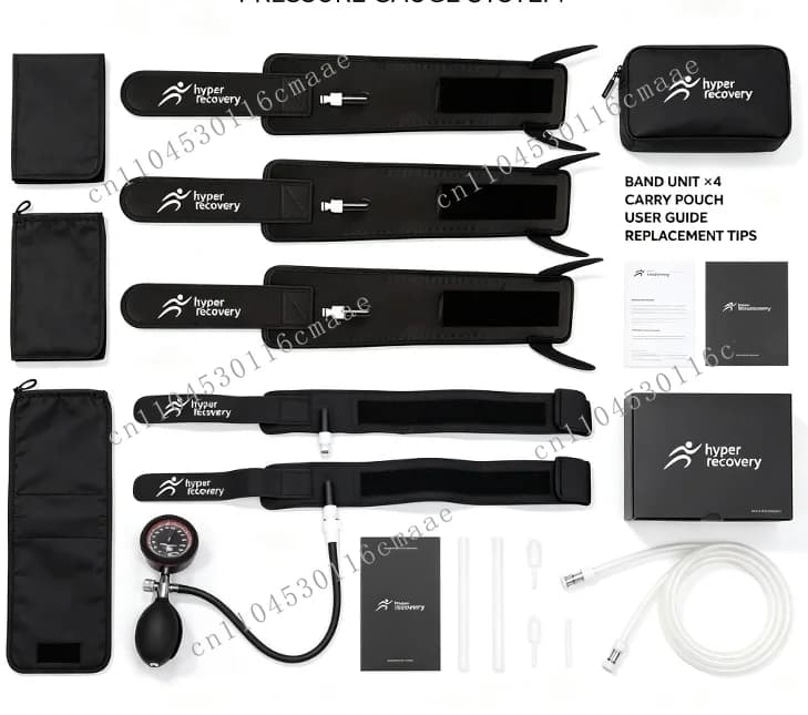 Portable BFR Occlusion Cuff Pump Fitness Equipment, Suitable for Daily Sports Training, Workout and Muscle Endurance Enhancement