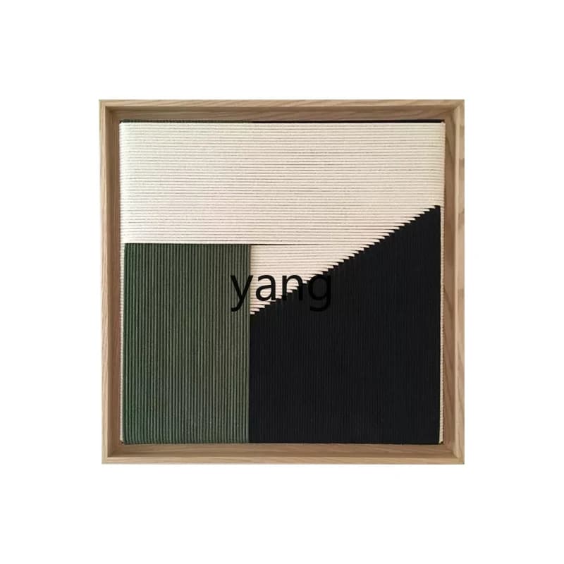 LTT modern master bedroom bedside decoration painting handmade rope hanging painting creative restaurant entrance mural