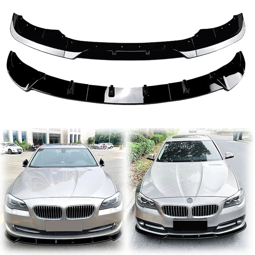 2011 To 2017 for BMW 5 Series F10 F11 LCI Styel Luxury Version Front Bumper Spoiler Lip Lower Splitter Splitter By ABS Body Kit