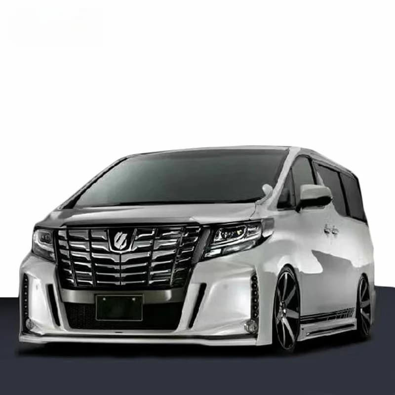 High Quality SD Style Facelift Body Kit Exterior Upgrade Parts For Alphard Front Rear Bumper Side Skirts Modification Accessorie