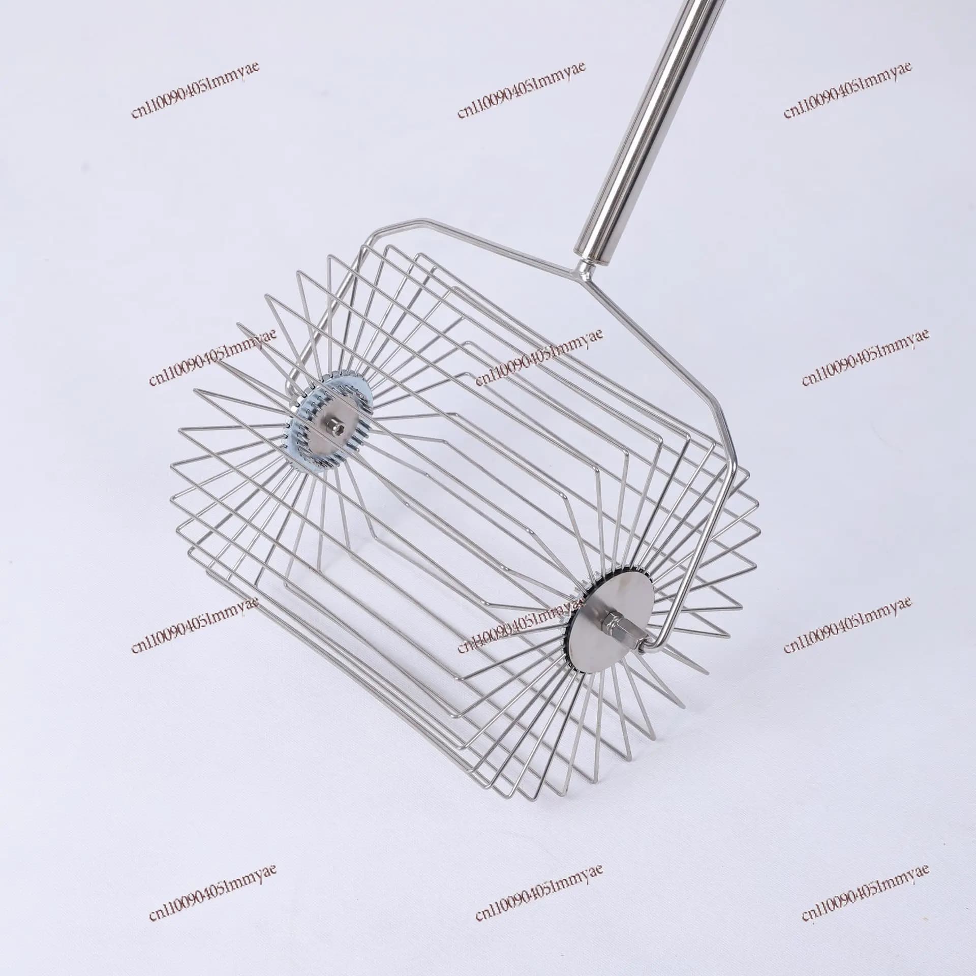 Stainless steel roller type tennis ball pickup device Lightweight ball pickup adjustable