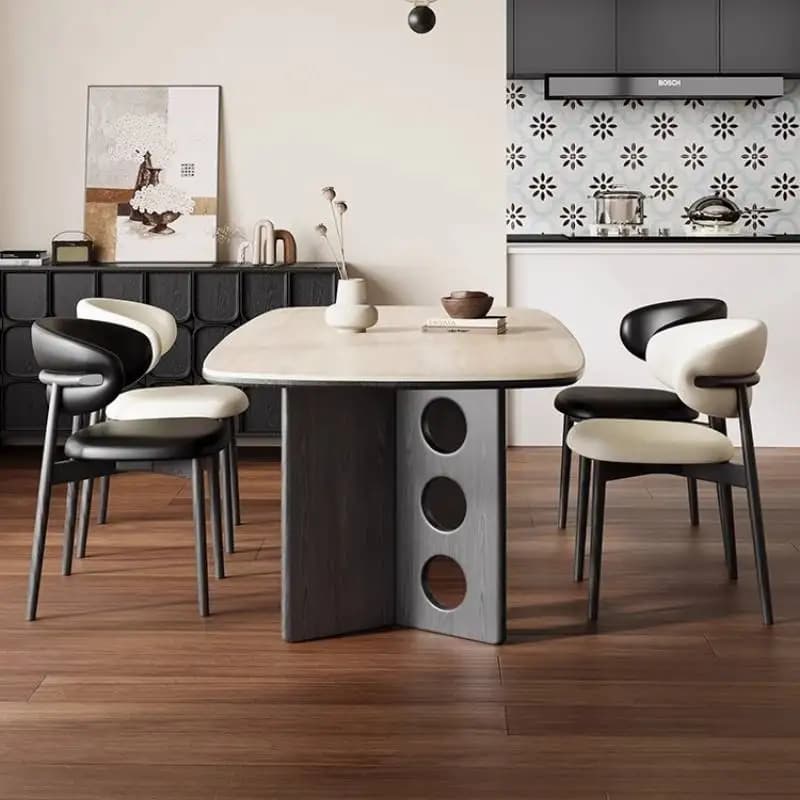 Japanese Modern Restaurant Tables Design Wood Conference Desk Dinner Table Kitchen Console Tavolo Pranzo Living Room Furniture