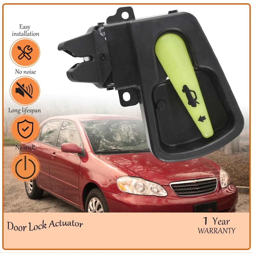 Trunk Latch Lock Actuator noise-dampened built to suit 2003-2008 Corolla 1.8L L4 engine oem 64610-02071,64610-02070