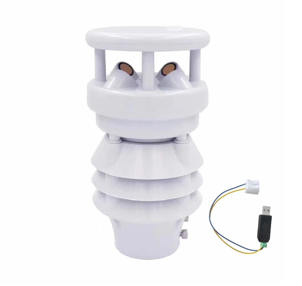Compact Smart Streetlight Weather Station LORA LORAWAN Ultrasonic Technology for Environmental Monitoring