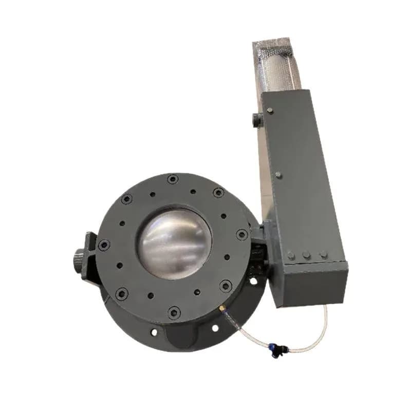 Silo pump feed valve pneumatic conveying dome valve rubber sealed dome valve