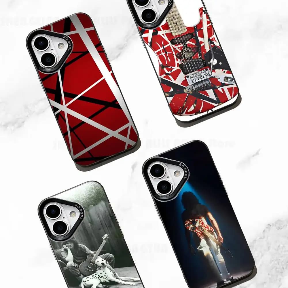 V-Van Halen God of Guitar Phone Case For IPhone 17 16e 16 15 14 13 12 11 Pro Max X XR XS MAX Back Cover