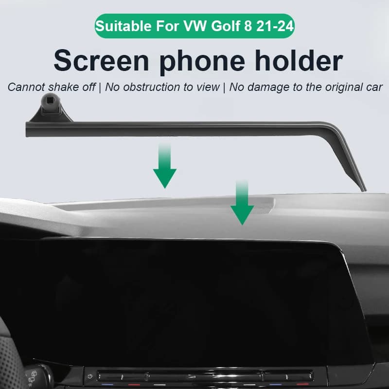 Car Phone Holder For Volkswagen Golf 8 2021 2022 2023 2024 Screen GPS Stand Car Mount Mobile Phone Braket Auto Accessories