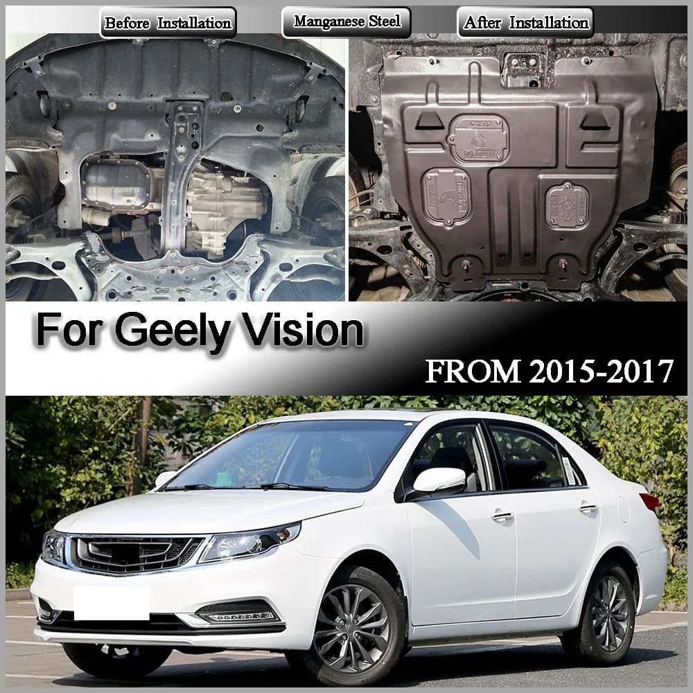For Geely Vision‌ 2015-2017 1.5L High Quality Chassis Guard Plate Bottom Protector Engine Protector Chassis Anti-Skid Plate