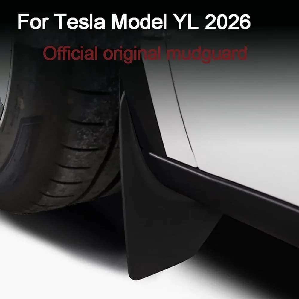 For Tesla Model YL Y L 2026 Car Styling Front Rear Wheel Splash Fender Mudguard Anti Mudflap Cover Accessories Auto Part