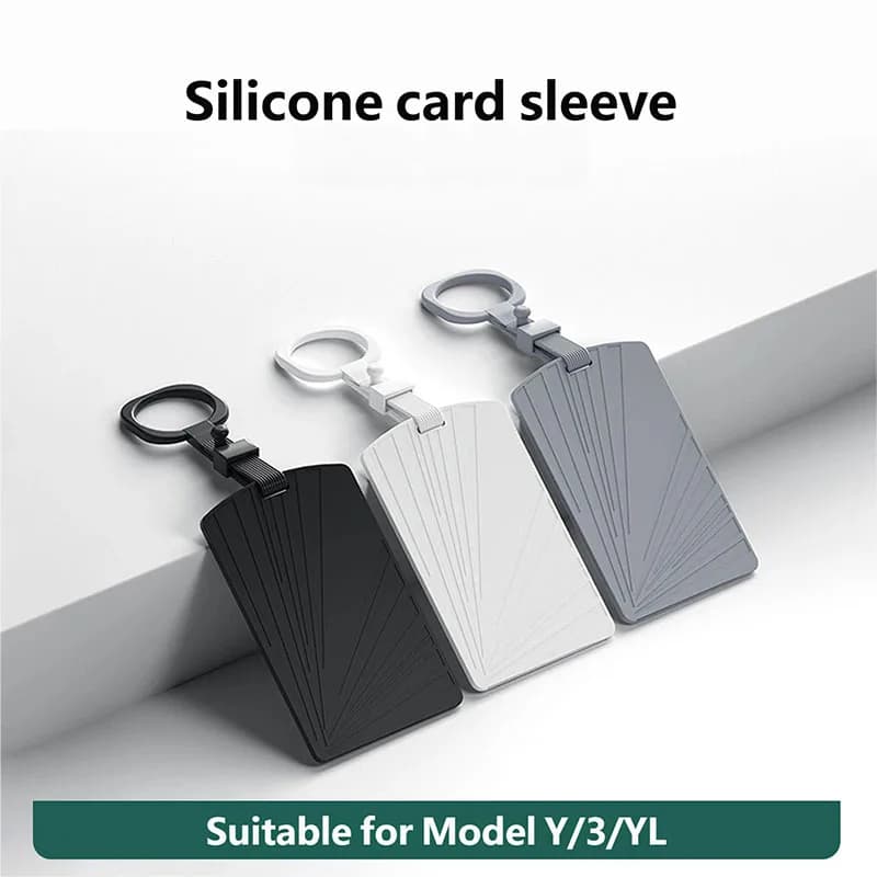 For Tesla Model YL/Y/3 Car Smart Card Slice Remote Key Bag Protective Shell Buckle