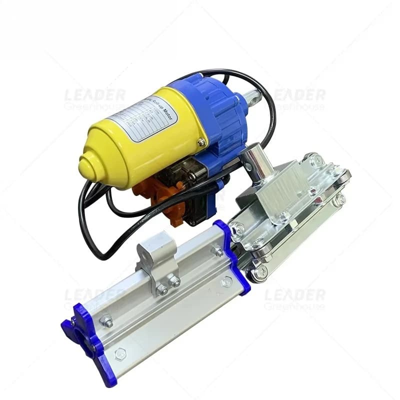 Agriculture Tunnel Greenhouse DC24V AC220V 100w Electric Winch Film Roll up Motor with Limit Switch Control Box for Ventilation