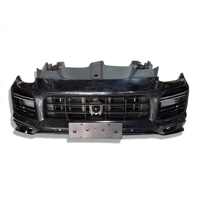 For 2020 Cayenne GTS Bumper and Radiator Fan Grille Parking Sensor Diffuser