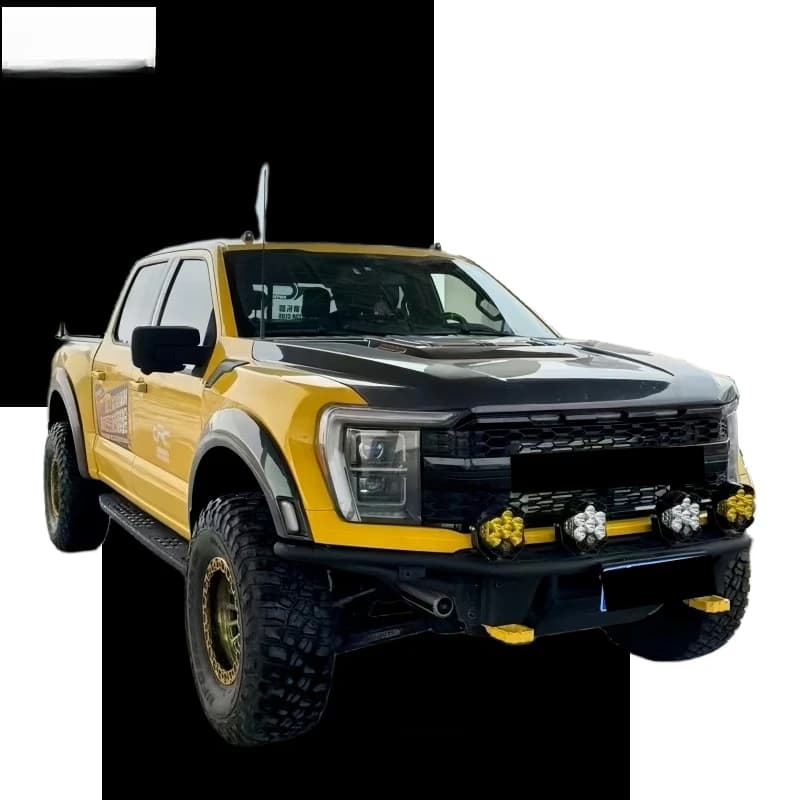 For the Third-generation forFord Raptor F150 Carbon Fiber Engine Hood - a Lightweight Engine Hood with Aerodynamic Design