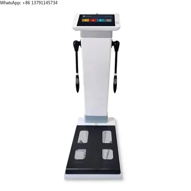 Quantum 8 Electrodes Gym Use Pharmacy Health Fat Measurement Stand Body Composition  BMI Bio-impedance Machine