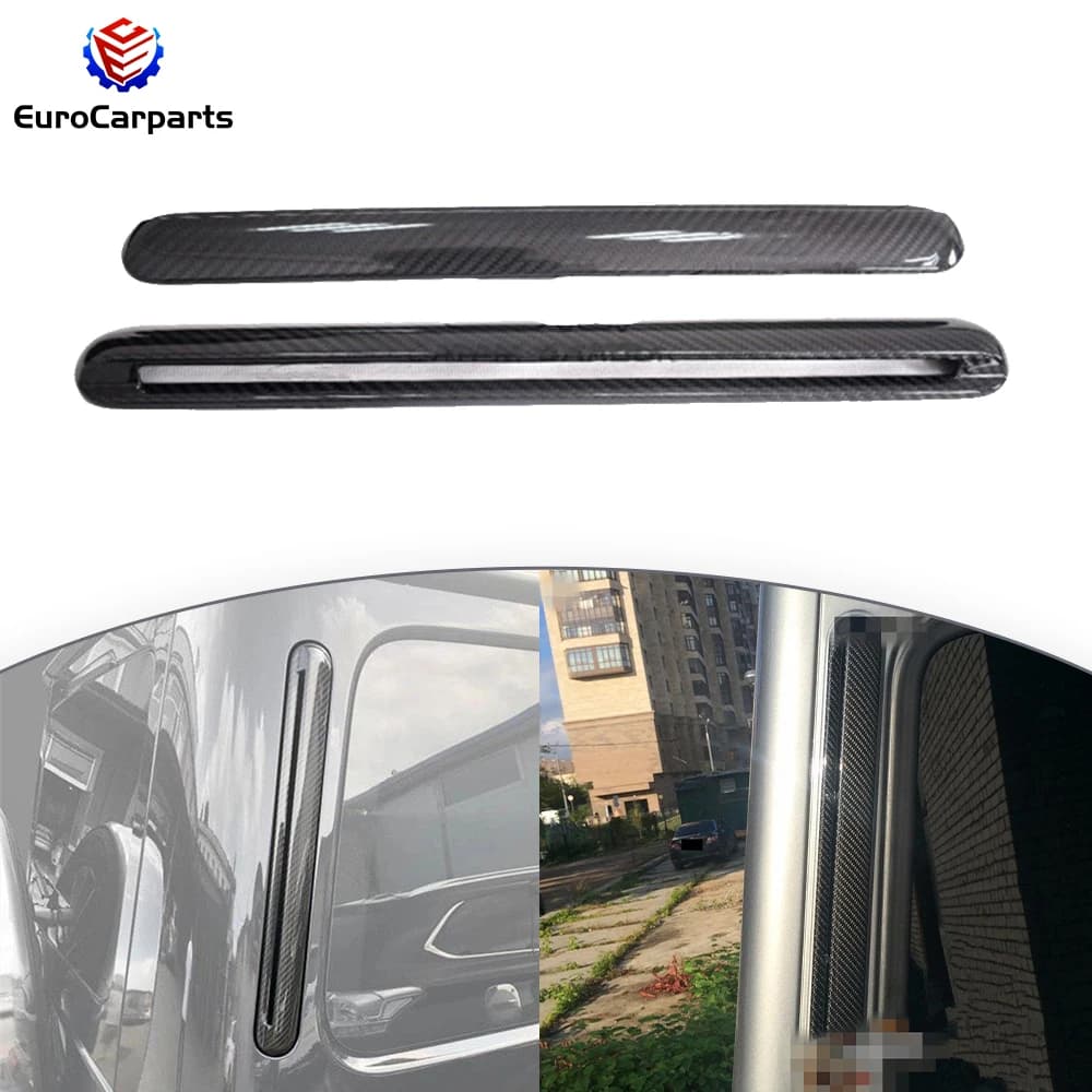 G Class W464 Window Trims for W464 G63 G65 G500 G350 G400 Carbon Fiber Material Rear Window Trims Car Decorative Strip d Pillar