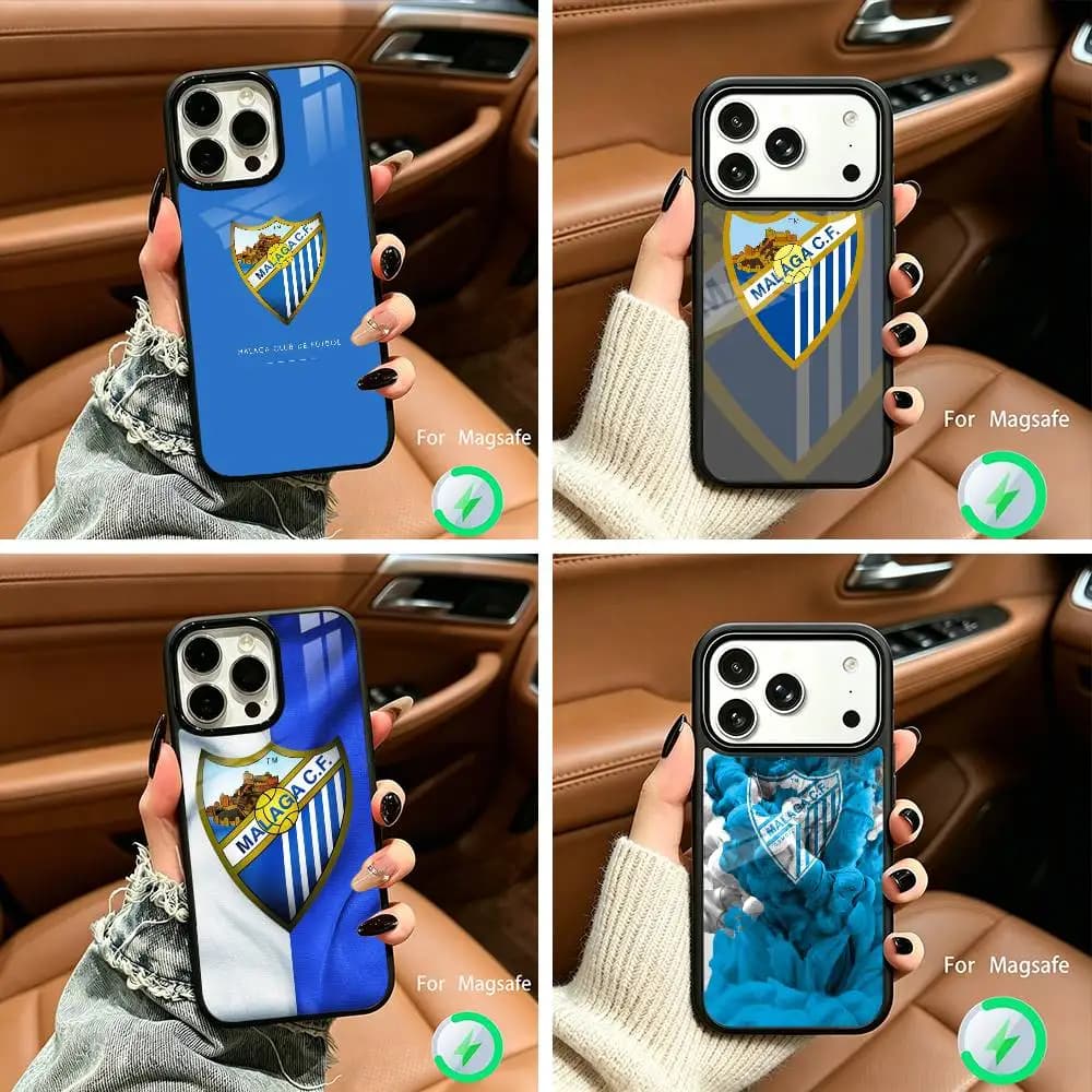 Cool M-Malaga -C-CF Phone Case For IPhone17 16 15 14 13 12 11  Pro Max 16/15/14Plus Wireless Charger Cover Funda