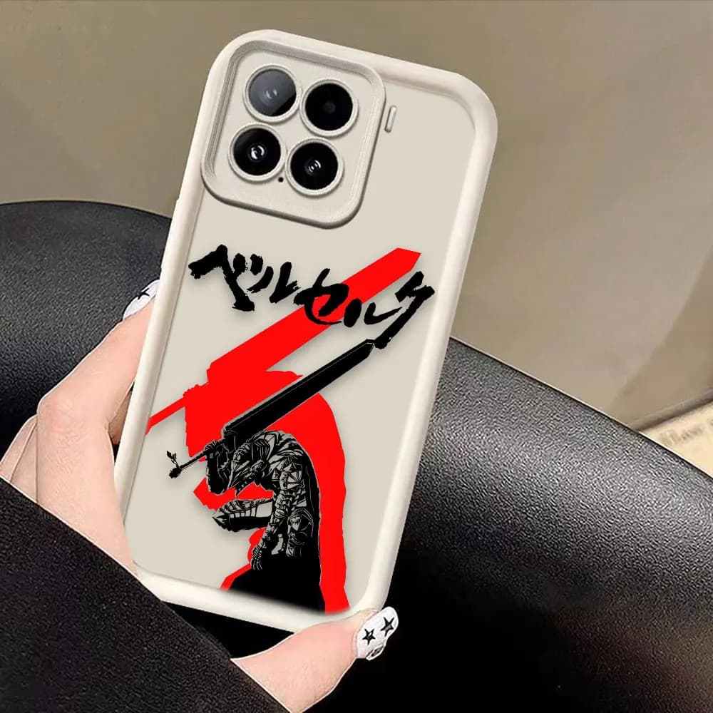 Berserk Guts Dragon Cover Phone Case For Redmi NOTE 8 9 9S 10 10S 11 11S 11T 12 12S 13 14 PRO PLUS Colours Silicone Case Shell