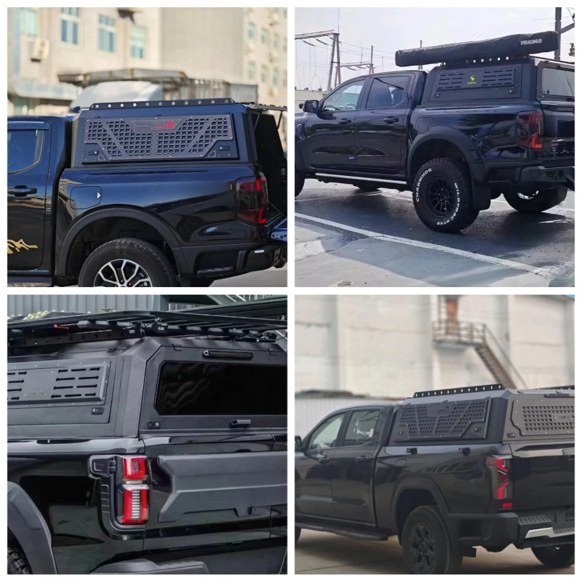 STLF Truck Roof Waterproof Hardtop Pickup Canopy With Locking Function Universal Adjustable Aluminum Hard Type Cargo Bed Cover