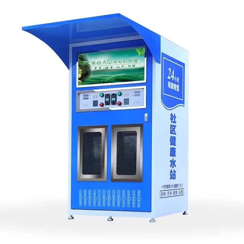 2025 Water Refilling Selling Machine Ic Card Operated Paper Money Payment Water Vending Machine