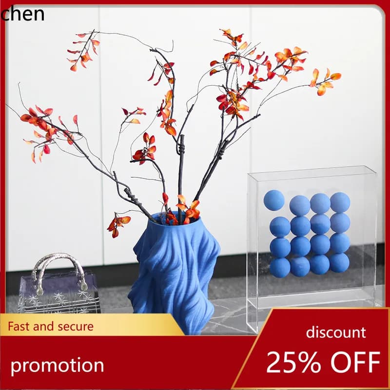 H1 Handbag Crystal Ornament Set for Study, Bedroom, Entryway, Model Home, Flower Vase and Decorative Accessories Set