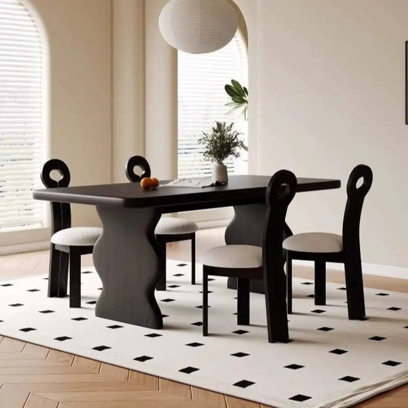 Modern Design Dining Table Protect Nordic Unique Luxury Industrial Dining Table Kitchen Sintered Stone Mesa Comedor Furniture