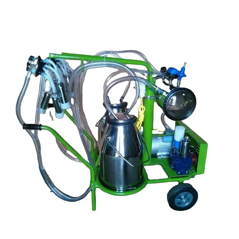 One Nipple Electric/ Engine Vacuum Milking Machine