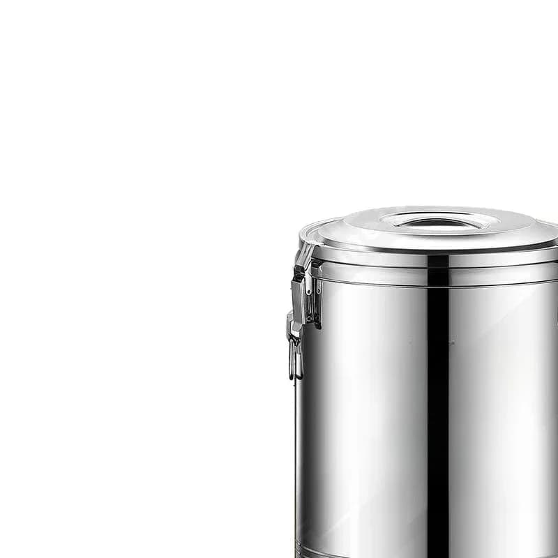 Insulation bucket Stainless steel commercial soy milk tea bucket Large capacity stall Mung bean paste pineappl