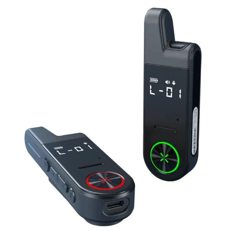 Hytera S1 Mini Ultra-thin Mini Walkie Talkie Type C Fast Charging Analog UHF 400-440Mhz Radio with Display for License Free