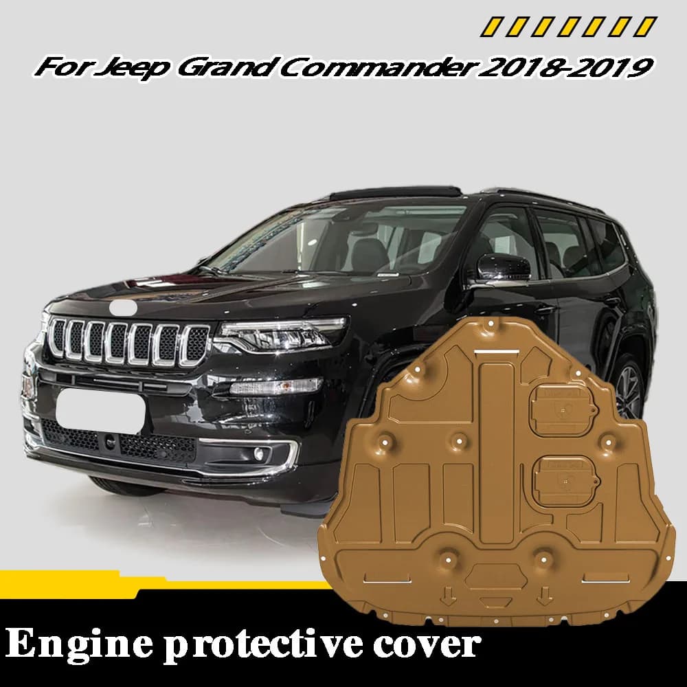 Under Engine Guard Splash Shield Mud Fender Cover Plate Fender Mudguard Protector For Jeep Grand Commander 2018-2019 2.0T