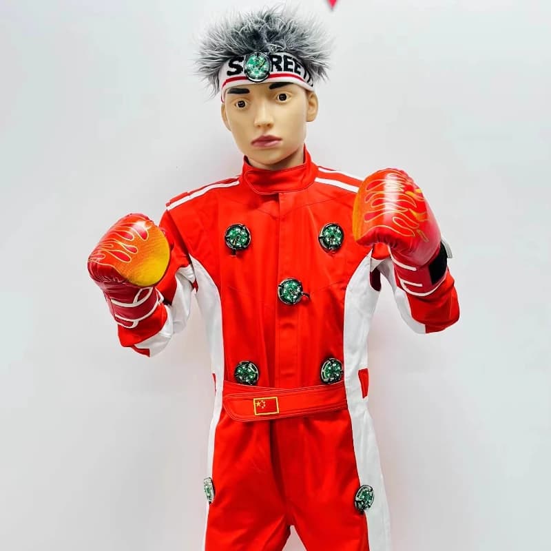 Boxing champion force test decompression venting robot boxing force detector music boxing machine game machine simulator