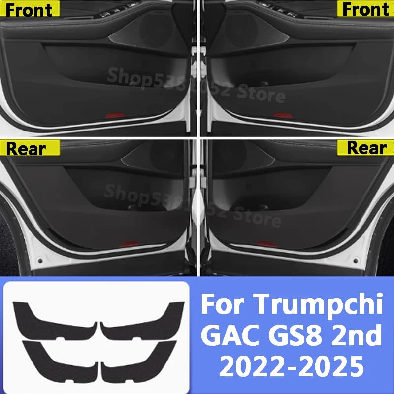 For Trumpchi GAC GS8 2022-2025 Car Door Anti-kick Pad Accessories Door Anti-dirty Mat Protection Cushion Cover