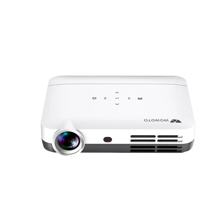 WOWOTO H10S Full HD 450ANSI Lumens 3D Video Projector Android 9.0 BT5.0 WIFI Bluetooth Smart Projector Mobile Phone