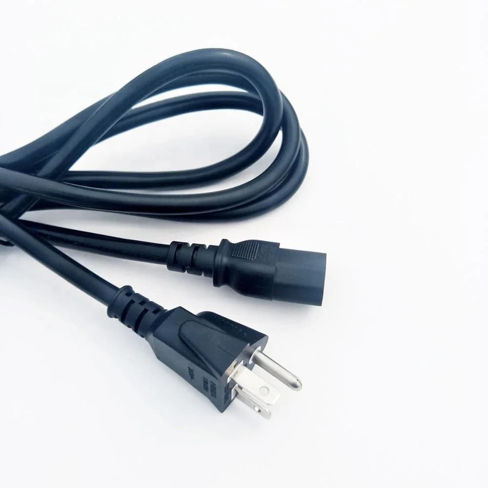 3pcs 1m Black CUL ETL Nema 6-20p to C13 Power Cord SJT 3X14AWG