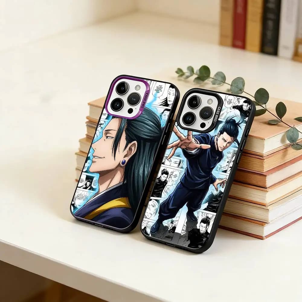 S-Su-guru G-Geto-T  Phone Case For iPhone 17,16,15,14,13,12,11 Plus,Pro Max,XS,Colorful Silver Phone case Funda Cover