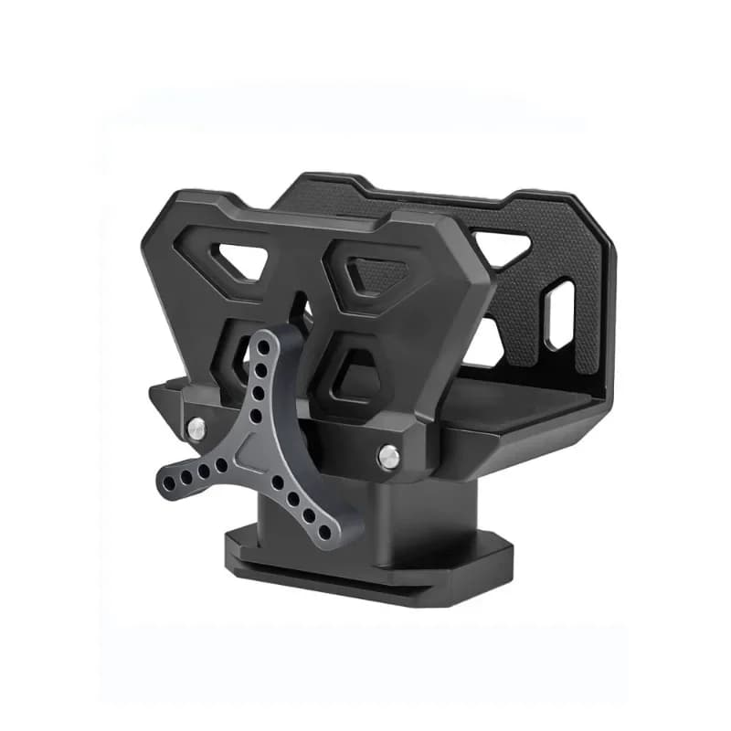 Aluminum Shooting Saddle Tripod Bracket, Vise Tactical Clamp Outdoor Fitting 3/8 Inch Thread