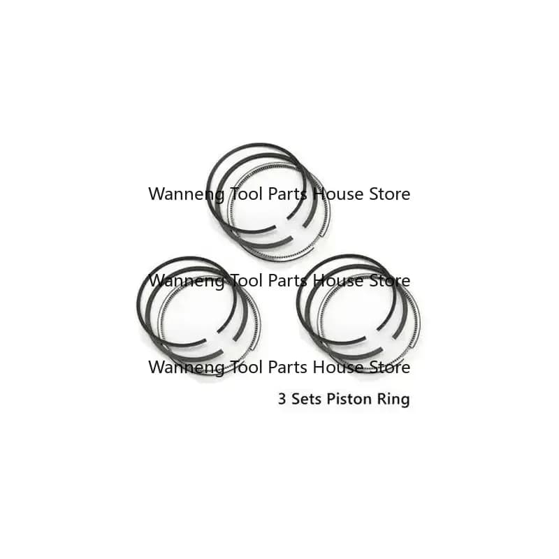3 Sets STD Piston Kit with Ring 129100-22080 for Yanmar 3TN78 Engine 78MM New Fit