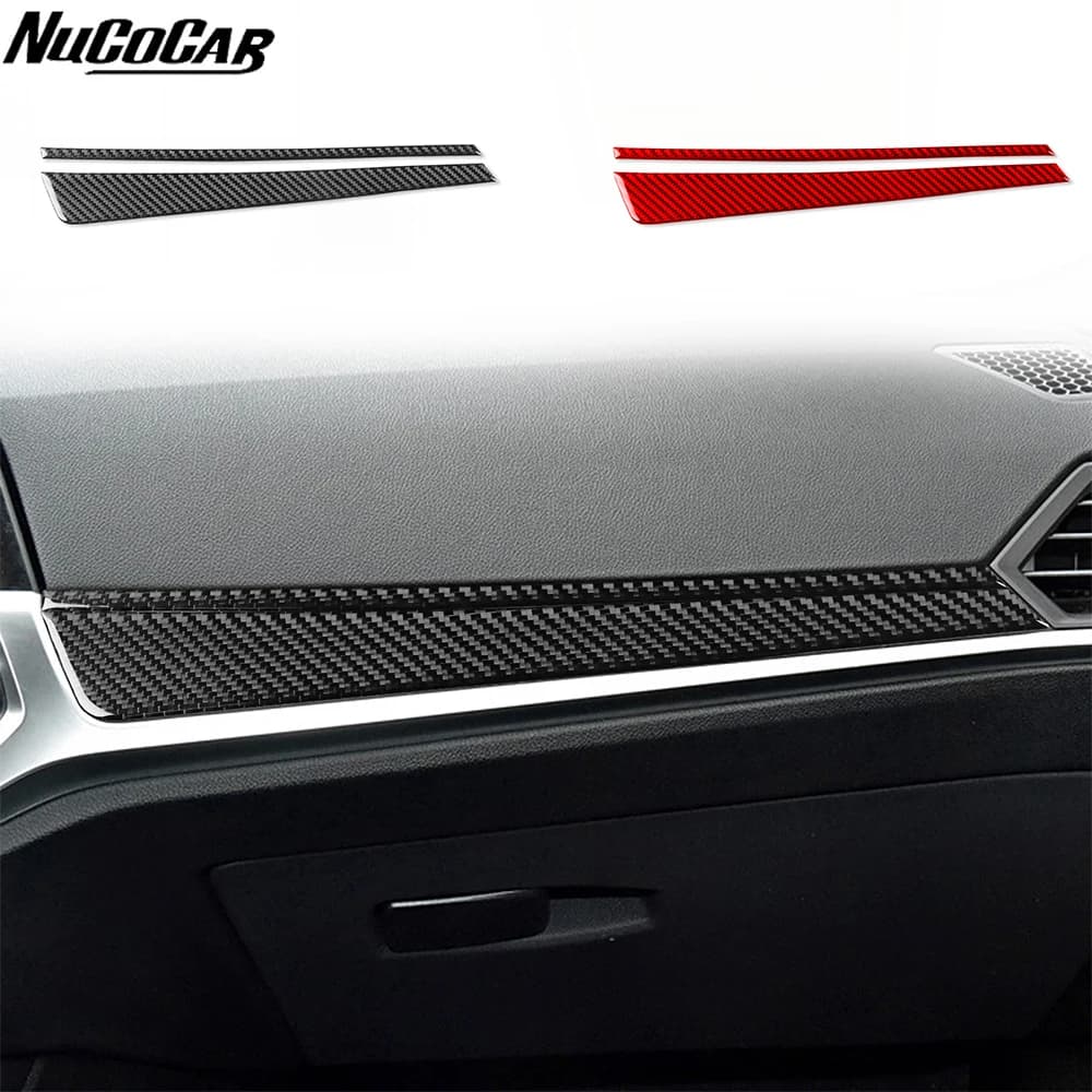 For BMW 4 Series G26 2021-2025 Carbon Fiber Co-pilot instrument Panel Trim Cover Car Accessories Interior Decorative Stickers