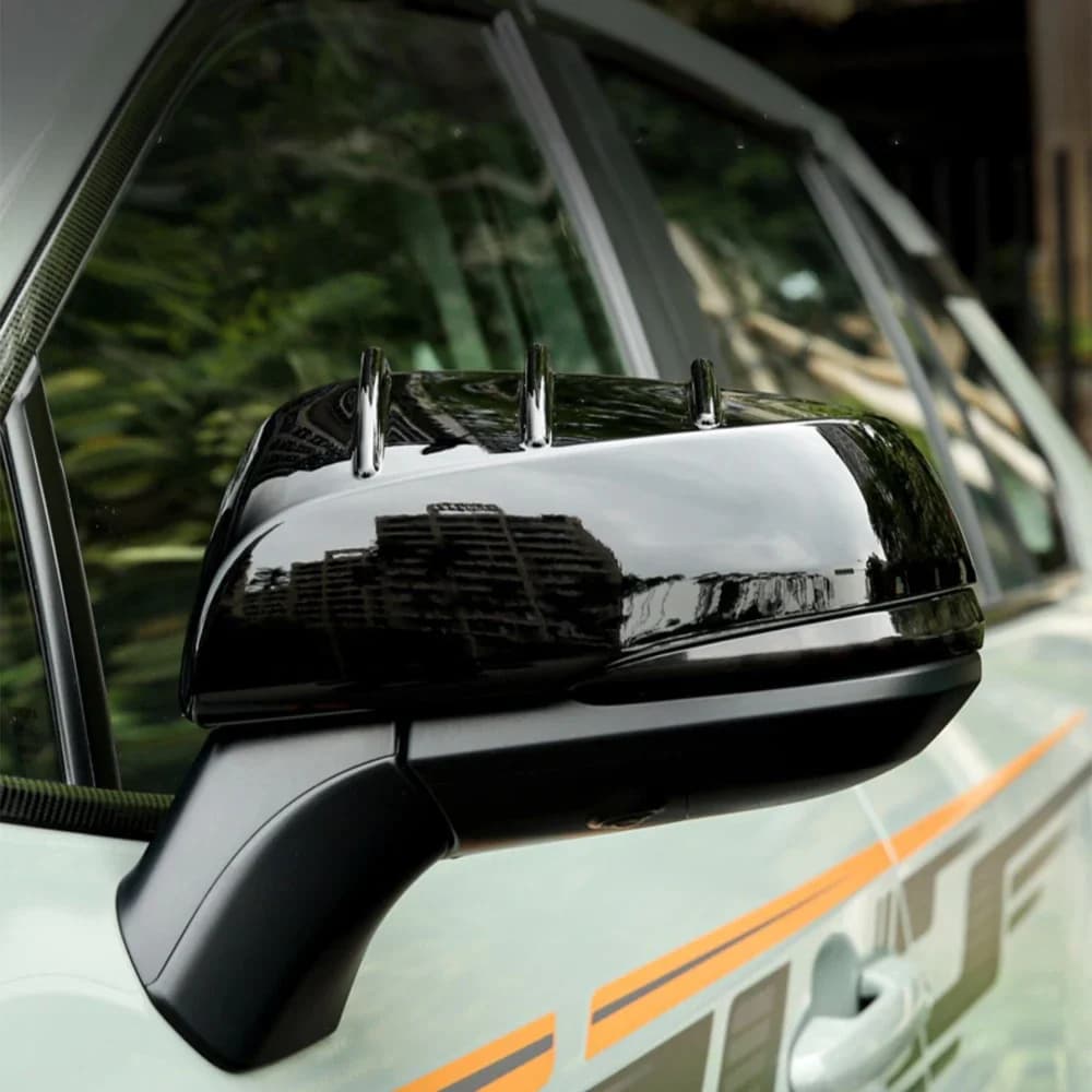 For Toyota RAV4 Car Accessories Door Rearview Mirror Cover Protector Auto Rear View Mirror Cap Trim Stickers 2020 2021 2022 2023